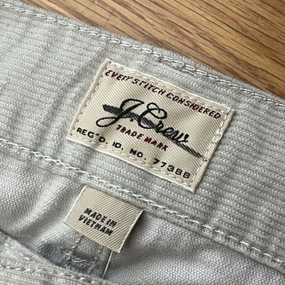 J.CREW 484 Slim-fit Pant in Corduroy Pants 30x32 Natural Stone NEW Casual Basic - Picture 5 of 13